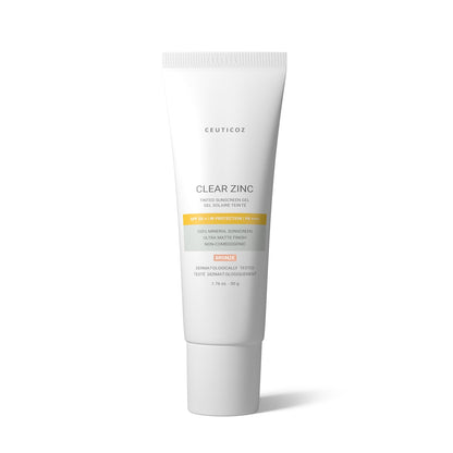 Gel teinté solaire au zinc transparent